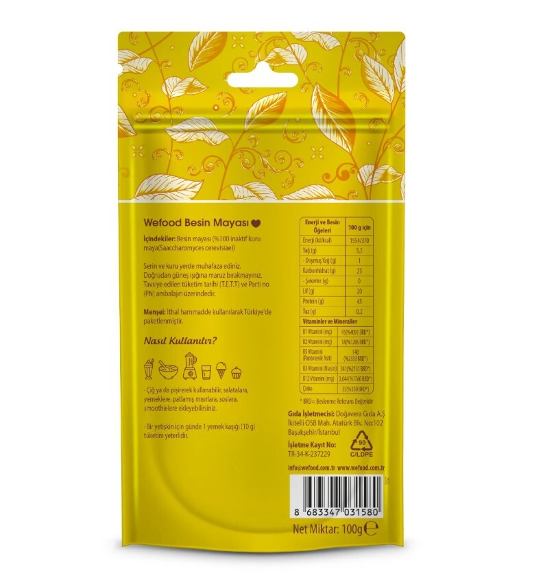 Wefood Besin Mayası 100 Gr - 5