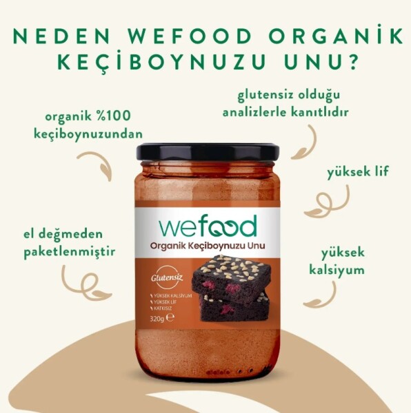 Wefood Organik Keçiboynuzu Unu 320 Gr - 2