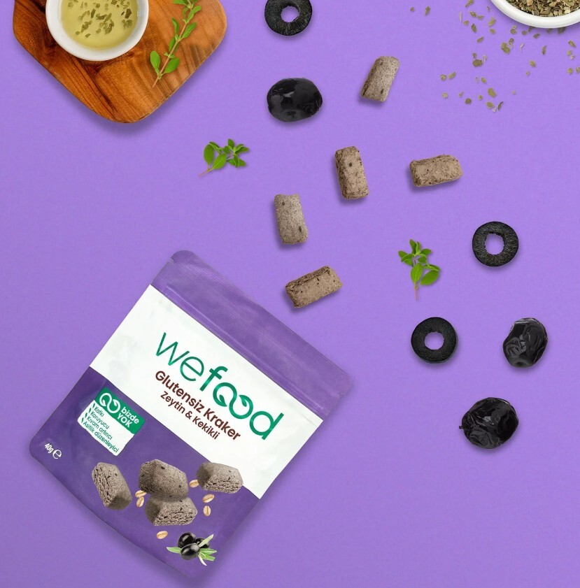 Wefood Zeytinli Kekikli Kraker 40 Gr - 2