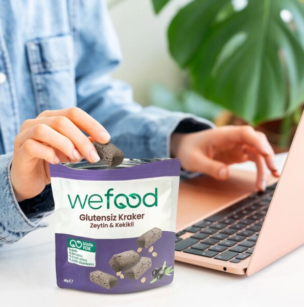 Wefood Zeytinli Kekikli Kraker 40 Gr - 4