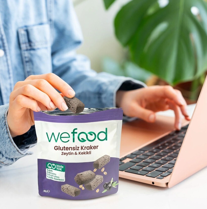 Wefood Zeytinli Kekikli Kraker 40 Gr - 4