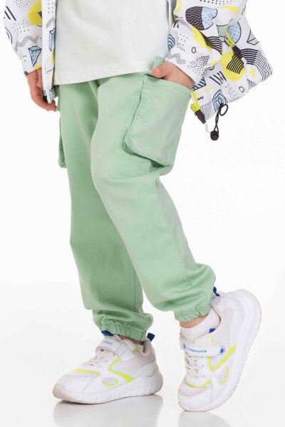 Erkek Çocuk Pantolon 4-13 Yaş 2204 Epnt12010 Mint - 4