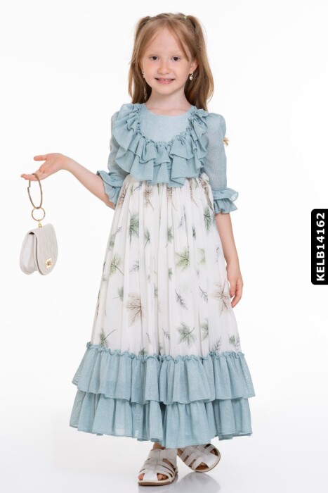 فستان بناتي 4-8 سنوات KELB14162 - 2