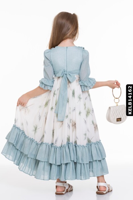 فستان بناتي 4-8 سنوات KELB14162 - 4