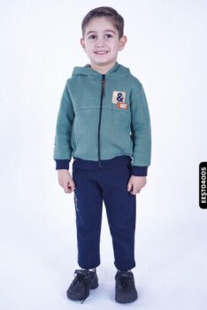 Erkek Eşfoman Takım 6-36 Ay 5586 Eeşt04005 Siyah - Haki - 9