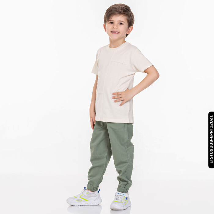 Erkek Tişört 4-13 Yaş 1632 Etst09008 Krem - 3