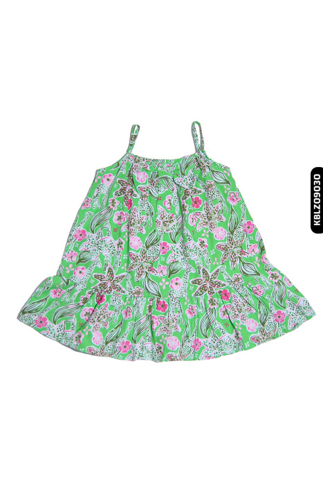 Kız Zürafa Elbisbluz 9-36 Ay 74605 Kblz09030 Yeşil - 2