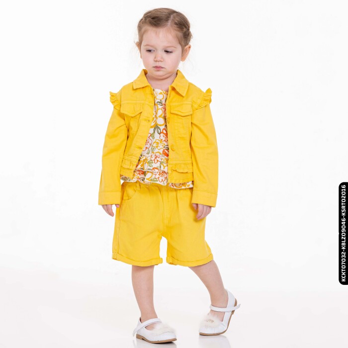 Kız Papatya Bluz 9 Ay - 2 Yaş 34610 Kblz09046 Krem - 2