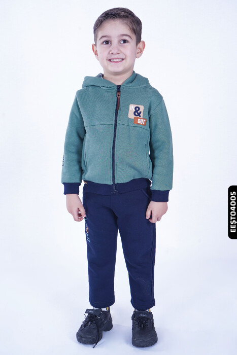 Erkek Eşfoman Takım 6-36 Ay 5586 Eeşt04005 Siyah - Haki - 1