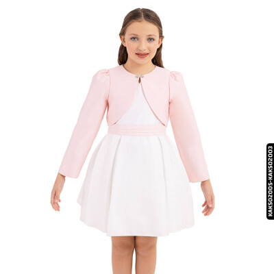 Kız Bolero 1-7 Yaş 33337 Kaks02003 Pudra 