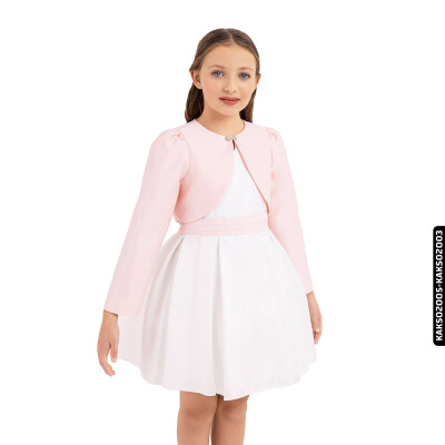 Kız Bolero 1-7 Yaş 33337 Kaks02003 Pudra - 2