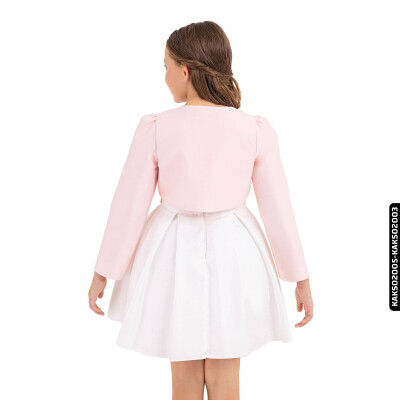 Kız Bolero 8-12 Yaş 33339 Kaks02005 Pudra - 3