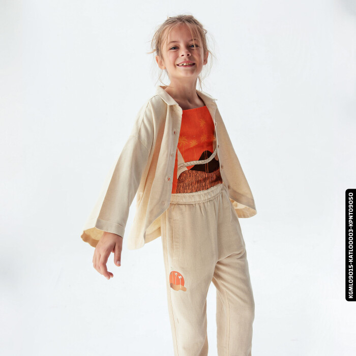 Kız Sunset Atlet 8-14 Yaş 34336 Katl00003 Turuncu - 3