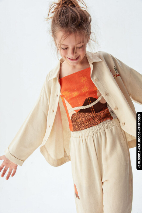 Kız Sunset Atlet 8-14 Yaş 34336 Katl00003 Turuncu - 4