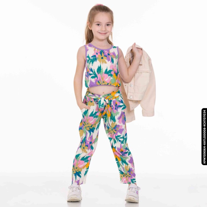 Kız Pastel Atlet 4-8 Yaş 34530 Katl00008 Lila - 1