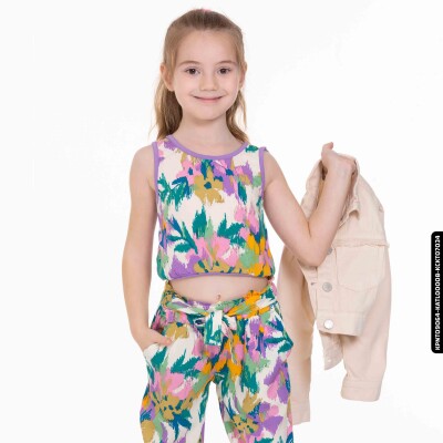 Kız Pastel Atlet 4-8 Yaş 34530 Katl00008 Lila - 2