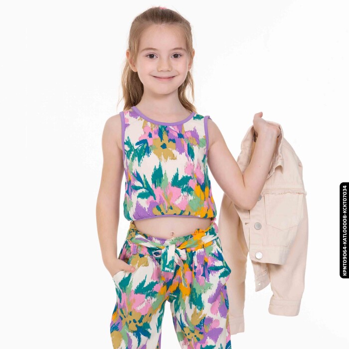 Kız Pastel Atlet 4-8 Yaş 34530 Katl00008 Lila - 2