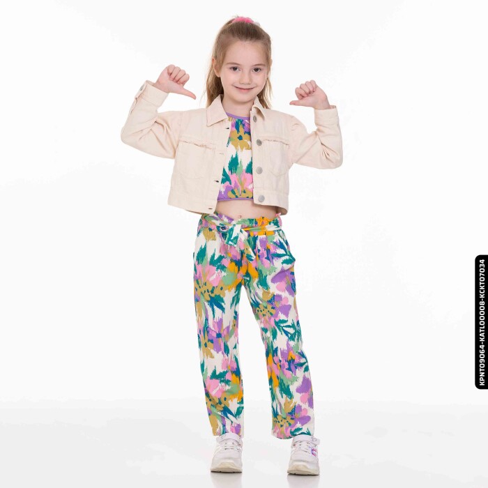 Kız Pastel Atlet 4-8 Yaş 34530 Katl00008 Lila - 3