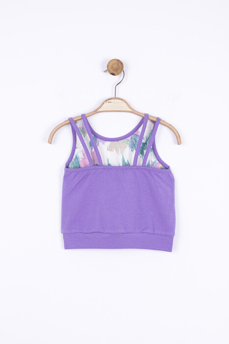 Kız Pastel Atlet 4-8 Yaş 34530 Katl00008 Lila - 6