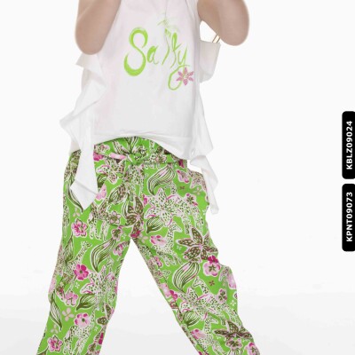 Kız Salty Bluz 9 Ay - 2 Yaş 34614 Kblz09024 Ekru - Yeşil - 5