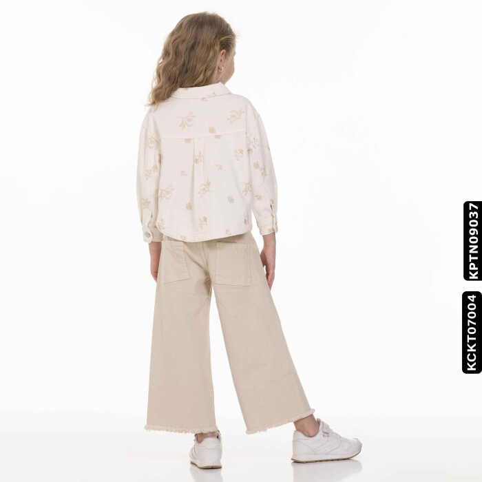 Kız Ceket 4-13 Yaş 23215 Kckt07004 Bej - 4