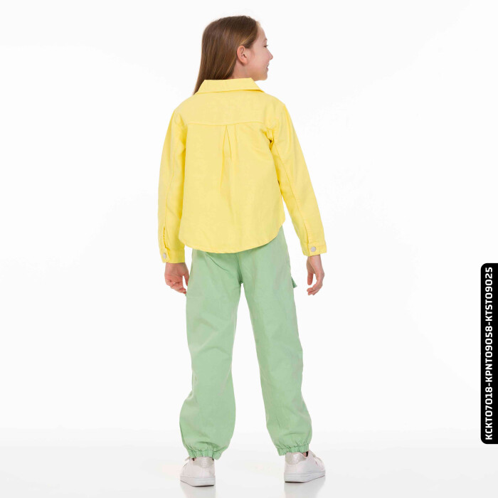 Kız Kapaklı Ceket 8-14 Yaş 34708 Kckt07018 Sarı - 7