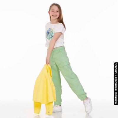 Kız Kapaklı Ceket 8-14 Yaş 34708 Kckt07018 Sarı - 8