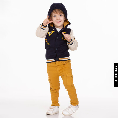 Erkek Alt Üst Takım 9 Ay - 3 Yaş 1002 Eaut10147 Lacivert - Sari - 5