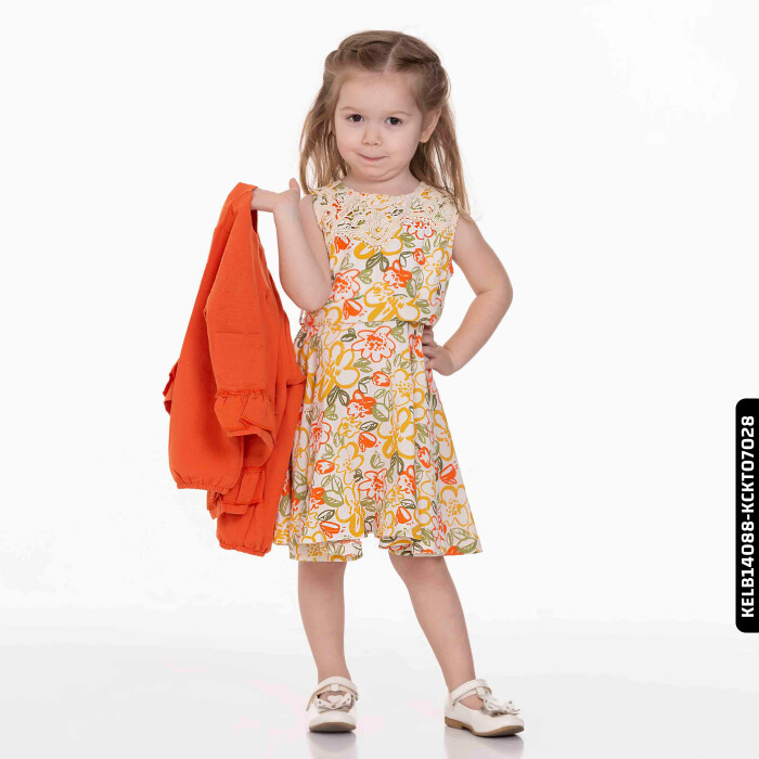 Kız Çocuk Sunset Gömlek 9 Ay - 2 Yaş 34627 Turuncu - 6