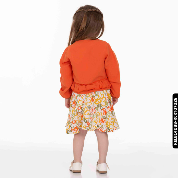 Kız Çocuk Sunset Gömlek 9 Ay - 2 Yaş 34627 Turuncu - 4