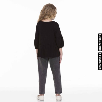 بلوزة بناتي 10-14 سنوات KBLZ09037 - 4