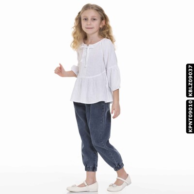 بلوزة بناتي 10-14 سنوات KBLZ09037 - 2