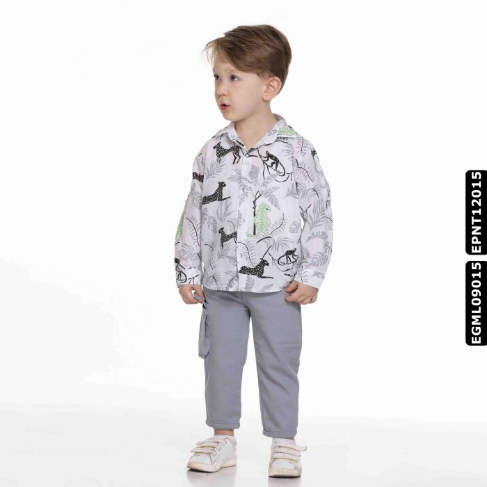 قميص ولادي 1-4 سنوات 22129 EGML09015 - 2