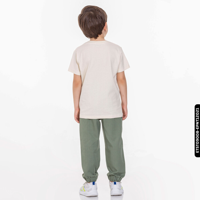 Erkek Tişört 4-13 Yaş 1632 Etst09008 Krem - 6