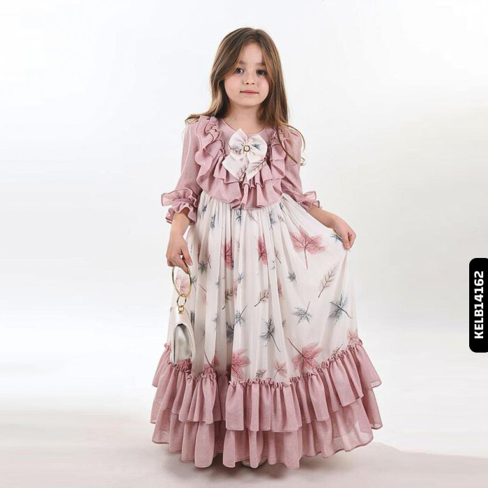 فستان بناتي 4-8 سنوات KELB14162 - 1