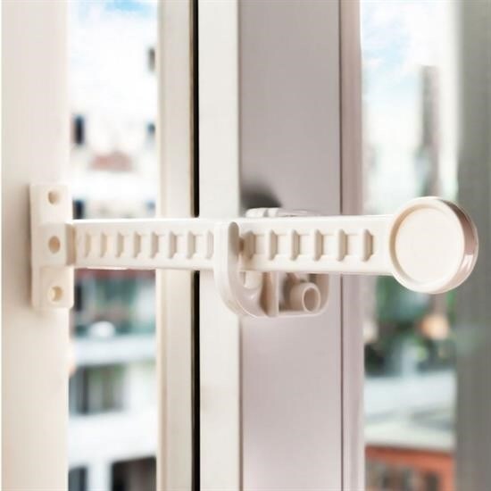 BUFFER® Bebek Çocuk Evcil Hayvan Güvenlik Ayarlanabilir Koruyucu Pencere Havalandırma Kilidi - 1