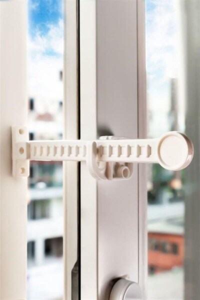 BUFFER® Bebek Çocuk Evcil Hayvan Güvenlik Ayarlanabilir Koruyucu Pencere Havalandırma Kilidi - 5