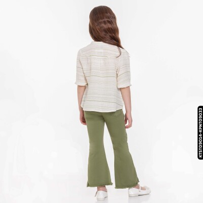 تيشيرت بناتي 5-14 سنوات KTST09014 - 4