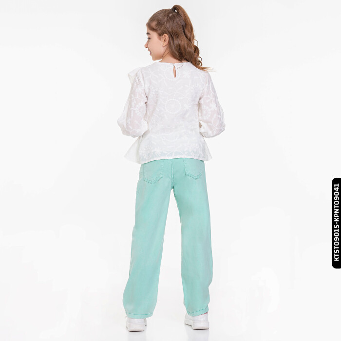 تيشيرت بناتي 5-14 سنوات KTST09015 - 4