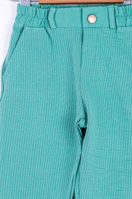 Erkek Çizgili Pantolon 9-36 Ay 64604 Epnt12026 Yeşil - 7