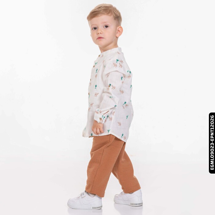 بنطلون ولادي 9-36 شهر EPNT12026 - 5