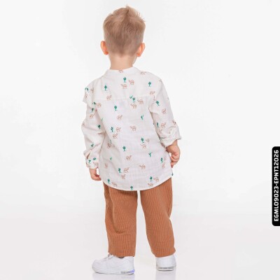 بنطلون ولادي 9-36 شهر EPNT12026 - 6