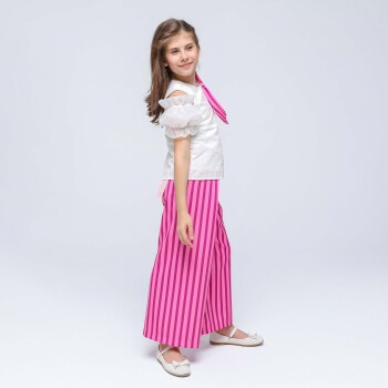 Kız Etek Takım 6-14 Yaş 6445 Beyaz - Pembe - 7