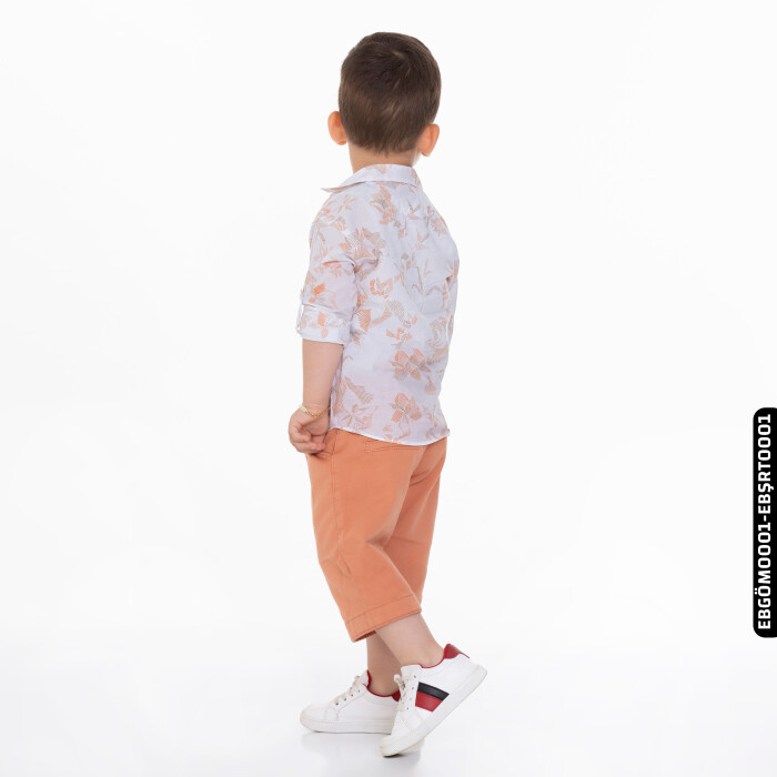 قميص للأولاد من عمر 1 إلى 3 سنوات 22104 Ebgöm0001 مينك - 4