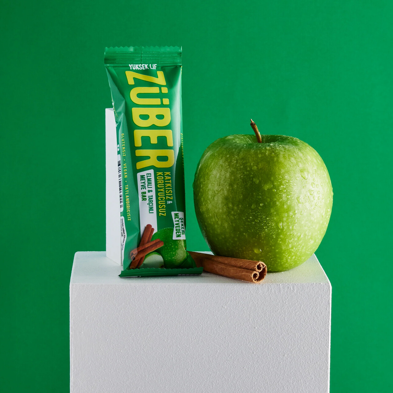 Züber Meyve Barı 40 Gr Elmalı ve Tarçınlı - 1