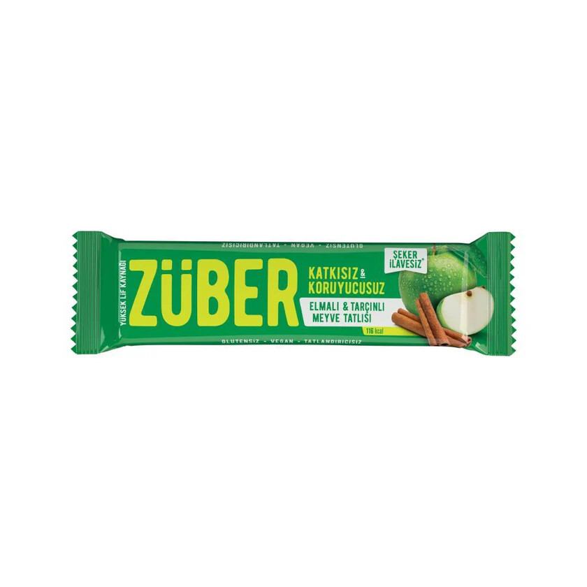 Züber Meyve Barı 40 Gr Elmalı ve Tarçınlı - 2