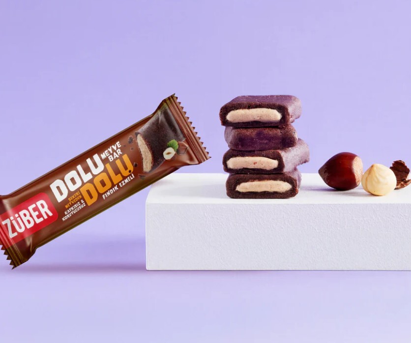 Züber Dolu Dolu Fındık Ezme Meyve Bar 30 Gr - 2
