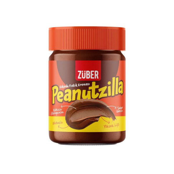 Züber Peanutzilla Kakaolu Yer Fıstığı Kreması 315 Gr - Züber