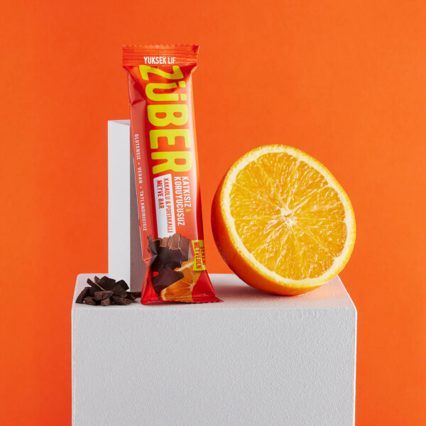 Züber Meyve Barı 40 Gr Kakaolu ve Portakallı - 4