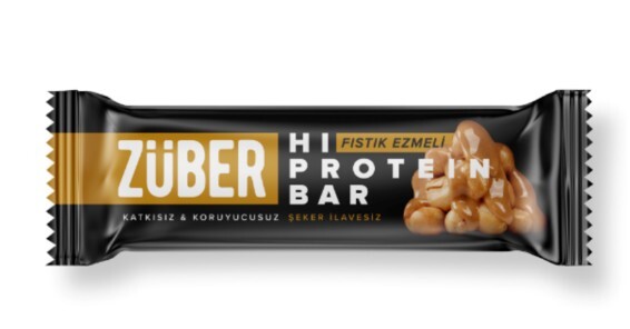 Züber Hi-Protein Bar 45 Gr Fıstık - Züber